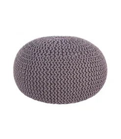 Pouf Intreccio Grigio Scuro D80