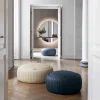 Pouf Plisse, 100% Made In Italy.