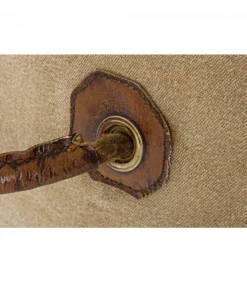 Pouf Sanpark Five Imbottitura In Cotone, Rivestimento In Tela Riciclata E Vera Pelle