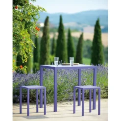 Quatris Sg40 Sgabello In Acciaio Zincato