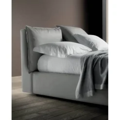 Quiet, Letto Matrimoniale Contenitore Con Doppio Cuscini Reclinabili