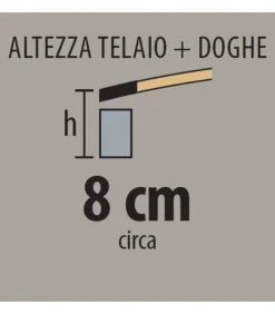 Rete A Doghe Il Legno Fissa, Singola E Matrimoniale