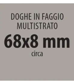 Rete A Doghe In Faggio Fissa, Singola E Matrimoniale Con Regolatori Di Portanza