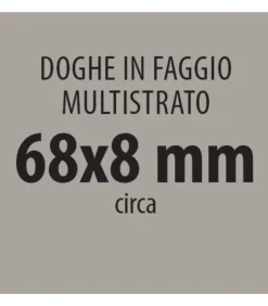 Rete In Legno Fissa Con Doghe Regolabili Singola E Matrimoniale