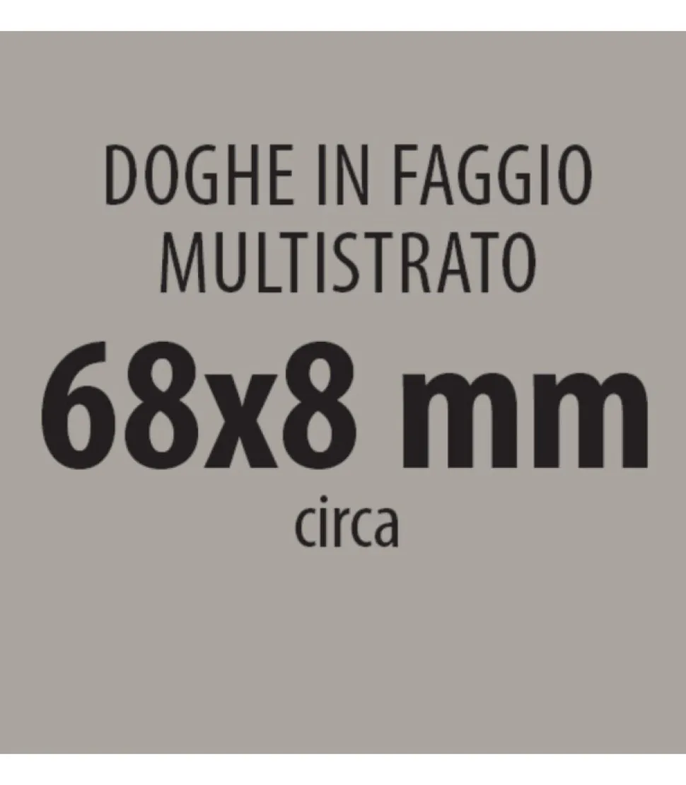 Rete In Legno Fissa Con Doghe Regolabili Singola E Matrimoniale