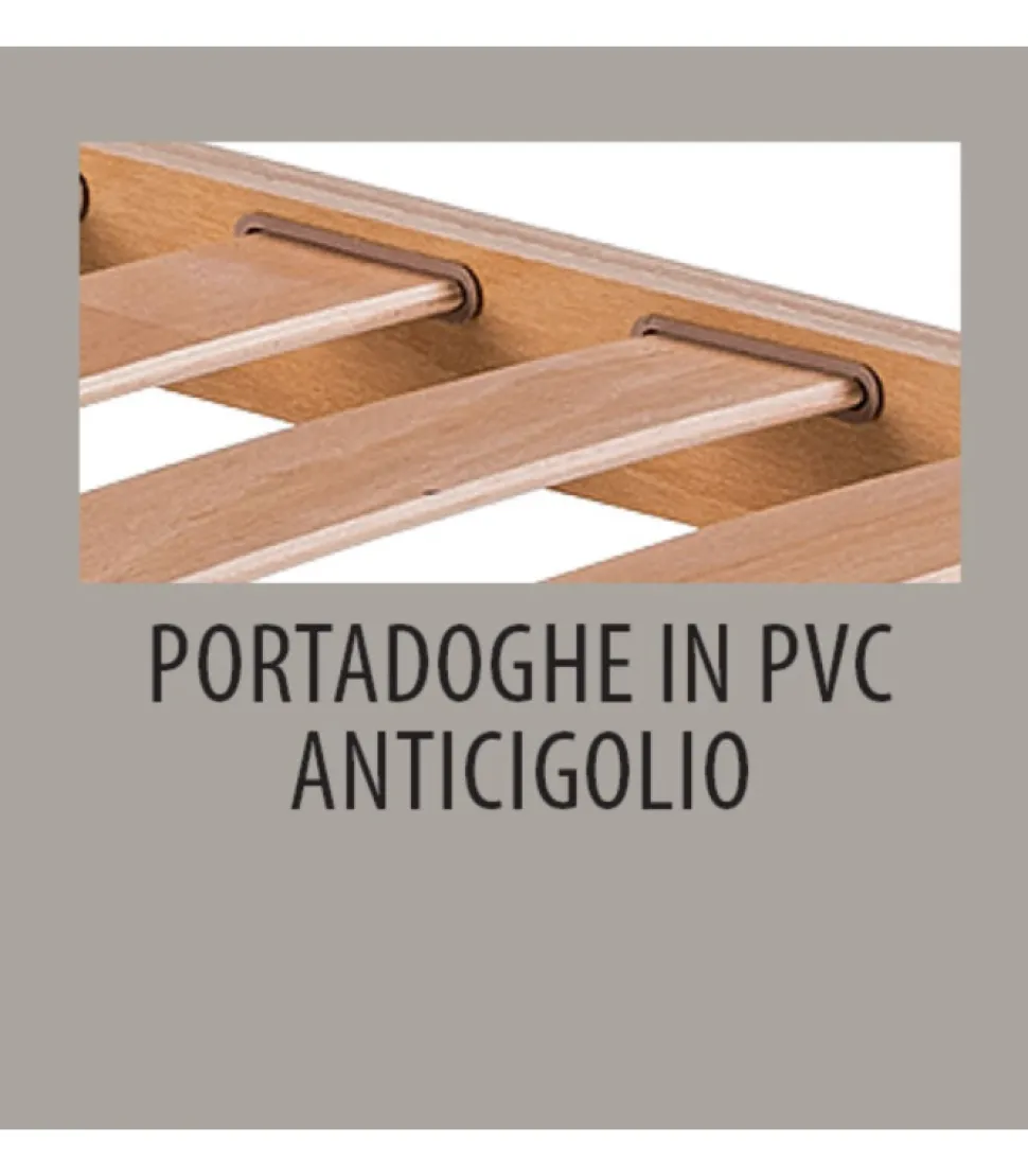 Rete In Legno Fissa Con Doghe Regolabili Singola E Matrimoniale