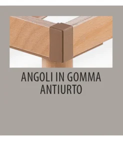 Rete In Legno Fissa Con Doghe Regolabili Singola E Matrimoniale