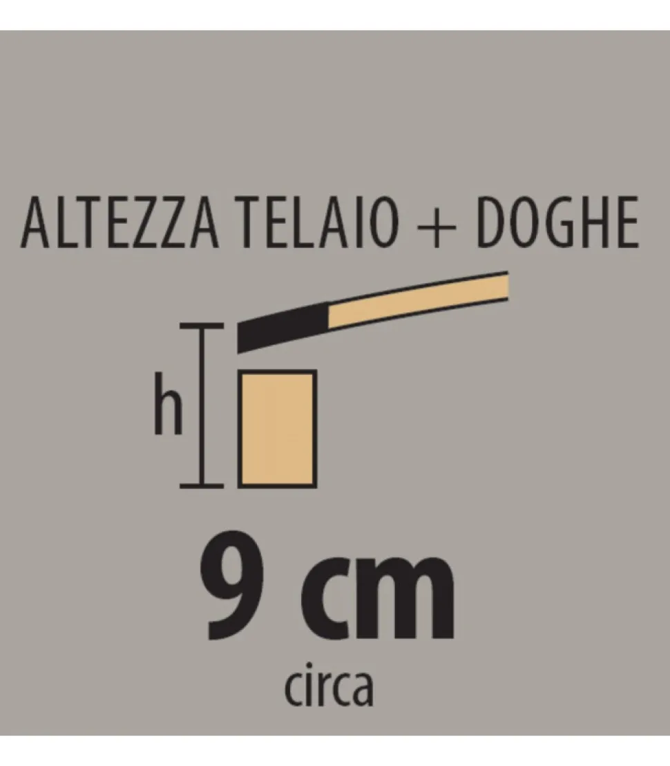 Rete Ortopedica In Legno Singola E Matrimoniale Con Regolatori Di Peso