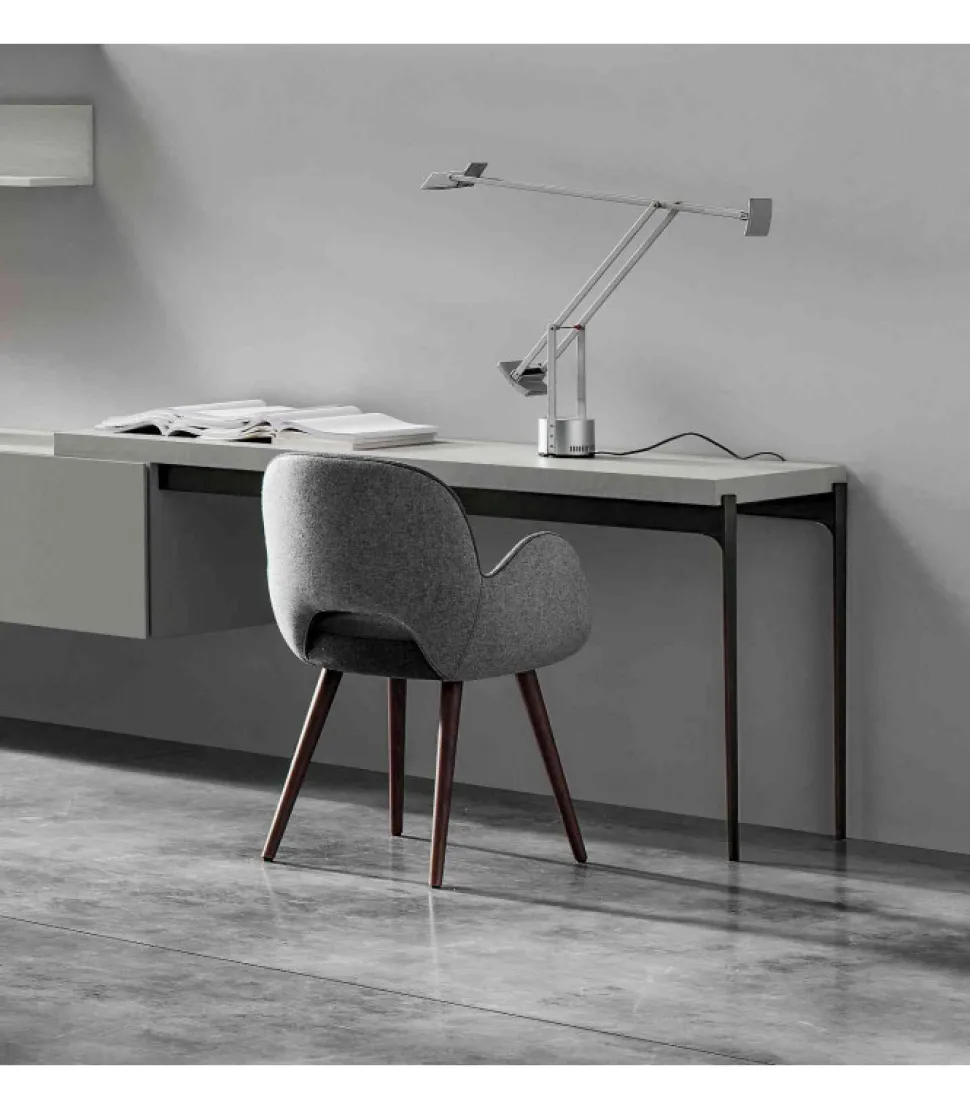 Scrittoio Con Gambe In Metallo