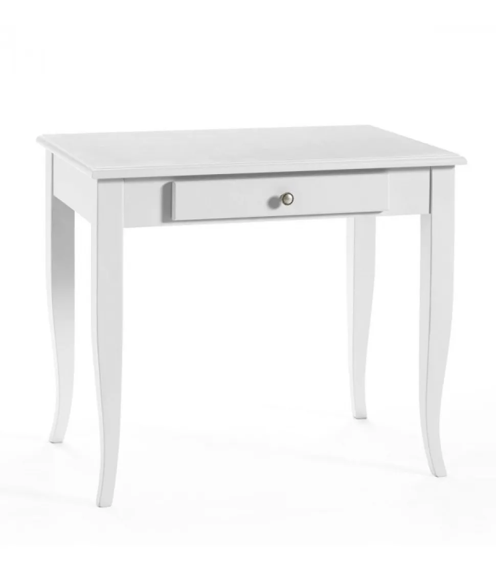 Scrittoio Modica In Legno Laccato Bianco Opaco