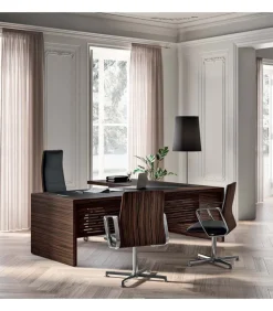 Scrivania Angolare E10, 100% Made In Italy.