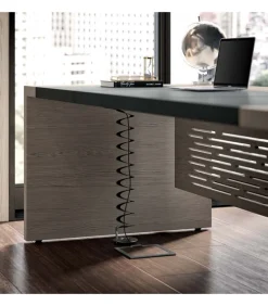 Scrivania Angolare E10, 100% Made In Italy.