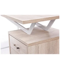 Scrivania Armande Bianca C-Cassettiera