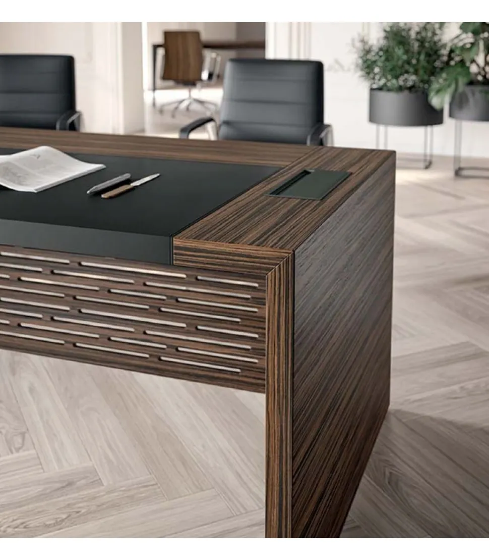 Scrivania Direzionale E10, 100% Made In Italy.