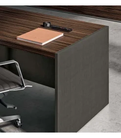 Scrivania E9 Angolare, 100% Made In Italy.