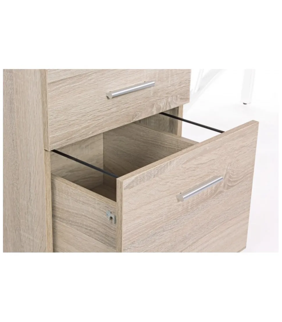 Scrivania Kavita Angolo C-Cassettiera