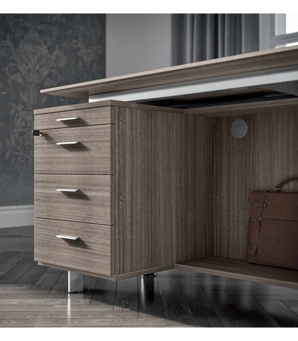 Scrivania X7 Angolare, 100% Made In Italy.