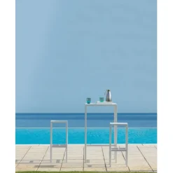 Seaside Sg Sgabello In Acciaio Zincato