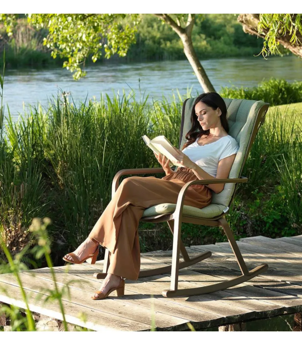 Sedia A Dondolo Folio In Polipropilene Rinforzato
