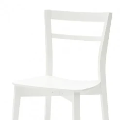 Sedia Alberta Con Sedile Legno