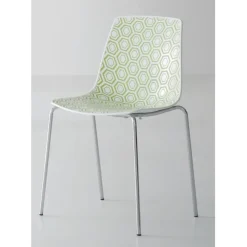 Sedia Alhambra Na Con Seduta In Tecnopolimero Multicolore