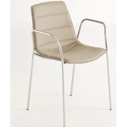 Sedia Alhambra Tb I Con Seduta Imbottitacon Braccioli