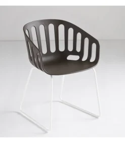 Sedia Basket St Con Scocca In Tecnopolimero.