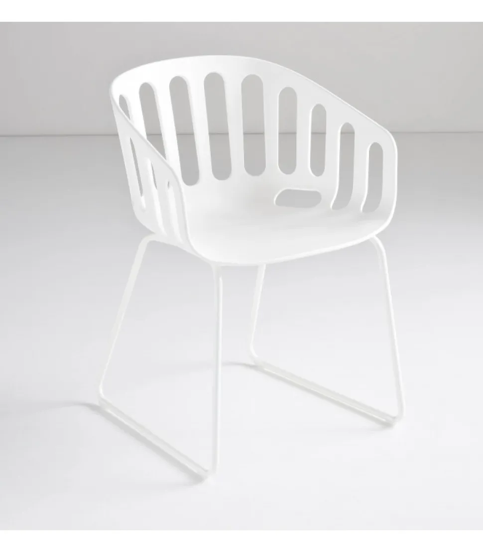 Sedia Basket St Con Scocca In Tecnopolimero.