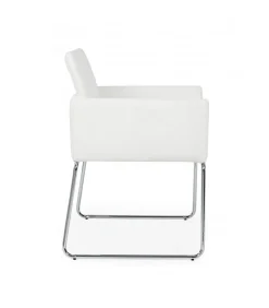 Sedia C-Br Sixty Pu Bianco