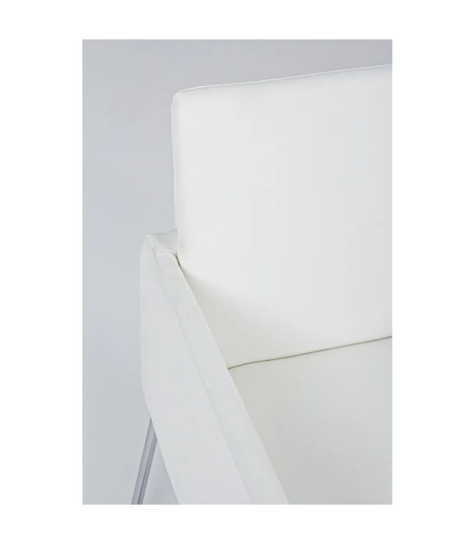 Sedia C-Br Sixty Pu Bianco