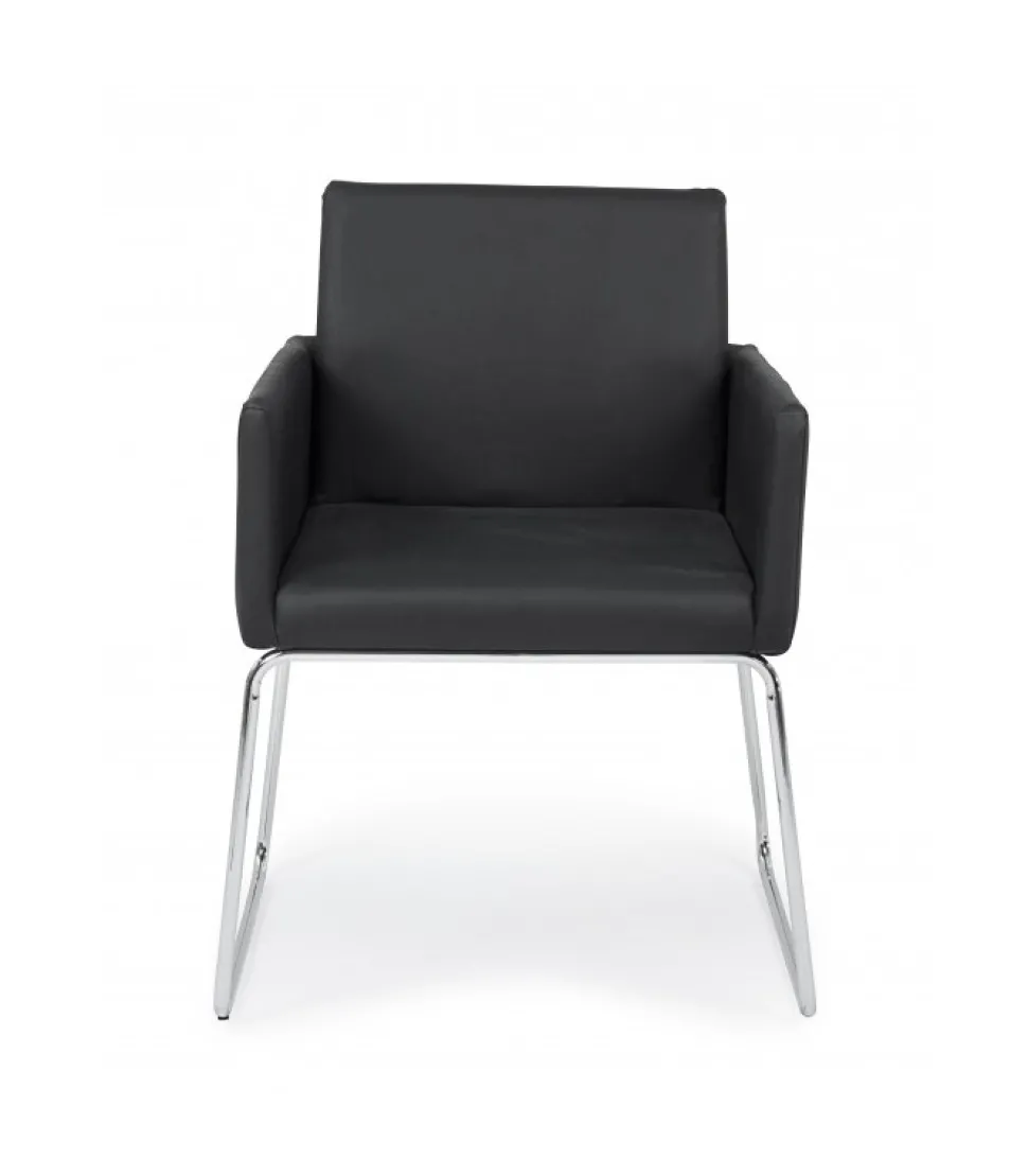 Sedia C-Br Sixty Pu Nero