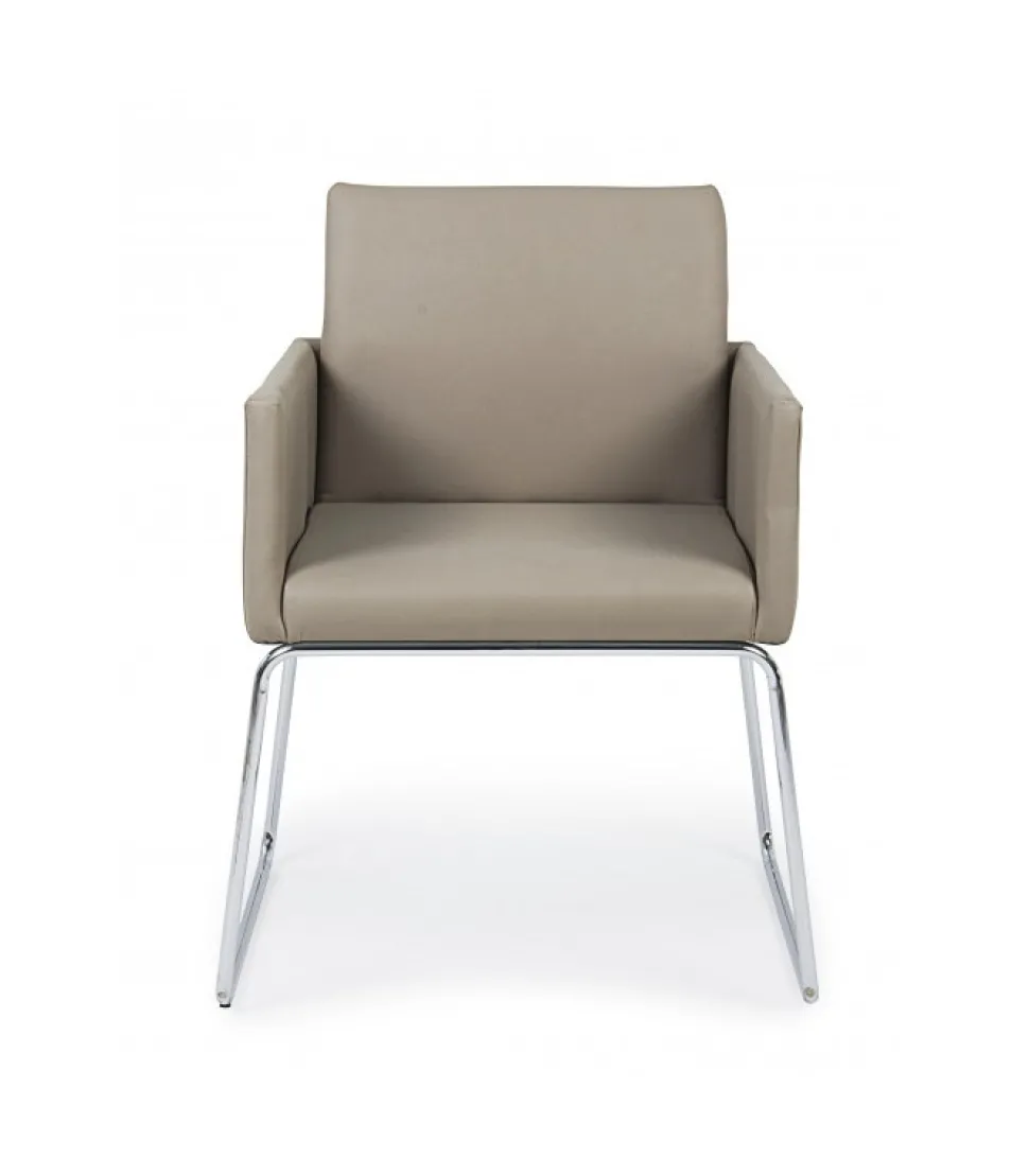 Sedia C-Br Sixty Pu Tortora