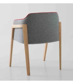 Sedia Chevalet Bl Con Ampia Seduta.