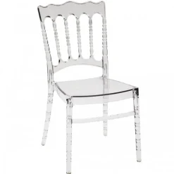 Sedia Chiavari Lux Ice In Polipropilene Trasparente