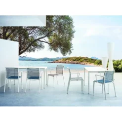 Sedia Con Braccioli Avenica In Tecnopolimero Bi-Materiale