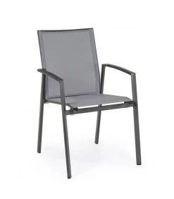 Sedia Con Braccioli Cruise Antracite Gk52
