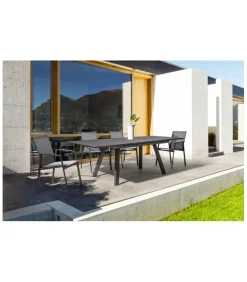 Sedia Con Braccioli Cruise Antracite Gk52