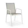 Sedia Con Braccioli Cruise Bianco Gk50