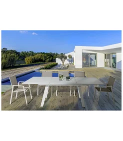 Sedia Con Braccioli Cruise Bianco Gk50