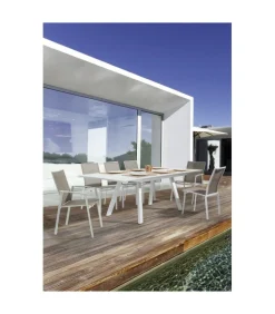 Sedia Con Braccioli Cruise Bianco Gk50