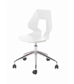 Sedia Con Ruote Prodige 5R Per L'Ufficio Rigoroso E Contemporaneo