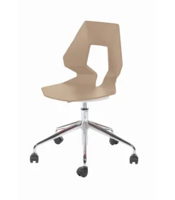 Sedia Con Ruote Prodige 5R Per L'Ufficio Rigoroso E Contemporaneo