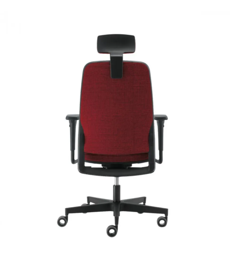 Sedia Con Schienale Imbottito Regolabile Made In Italy