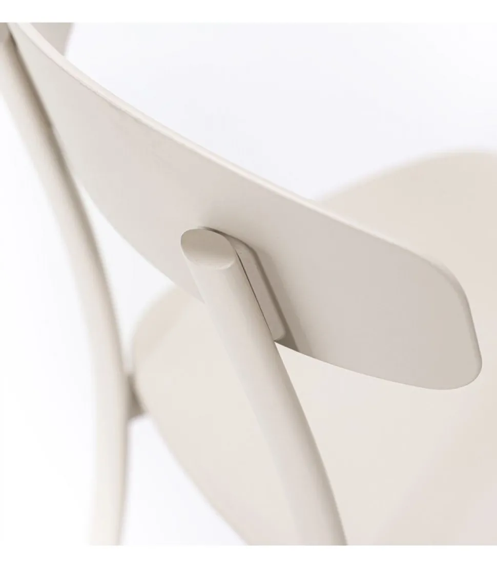 Sedia Con Struttura In Acciaio Verniciato