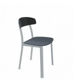 Sedia Con Struttura In Acciaio Verniciato