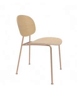 Sedia Con Struttura In Acciaio Colorato