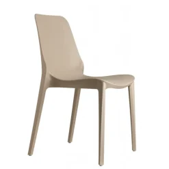 Sedia Da Giardino Ginevra 2334 Di Scab, Interamente Realizzata In Italia In Tecnopolimero Per L'Outdoor.