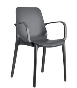 Sedia Da Giardino Ginevra Di Scab, E Realizzata In Tecnopolimero Per L'Outdoor, E Impilabile, Per Privati E Contract.