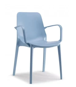 Sedia Da Giardino Ginevra Di Scab, E Realizzata In Tecnopolimero Per L'Outdoor, E Impilabile, Per Privati E Contract.