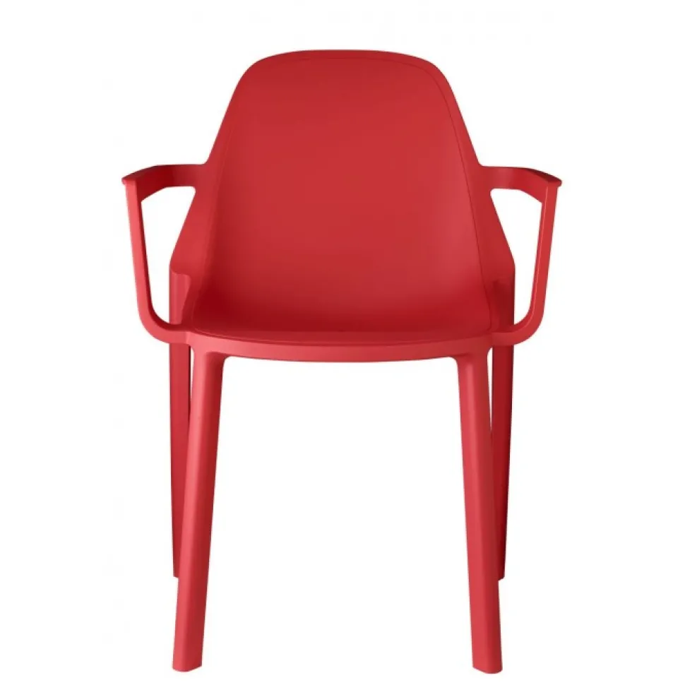 Sedia Da Giardino Piu Di Scab, Realizzata Interamente In Italia In Tecnopolimero Per Outdoor.